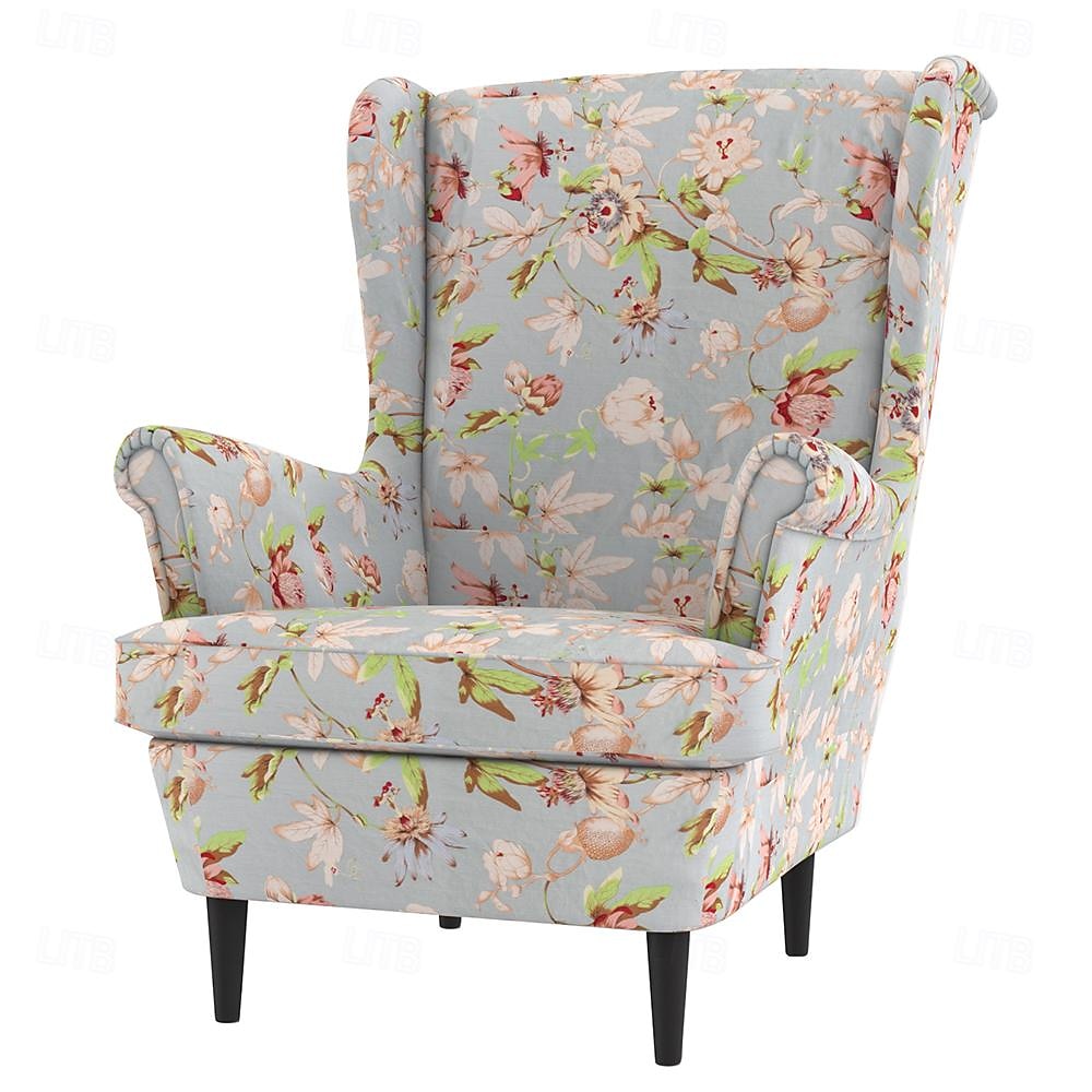 Wingback Chair Cover 100% Cotton with Armrest Cover Floral Quilted Slipcovers Single Seat STANDcover LITB PRIME cover 2026 - $163.99 –P7