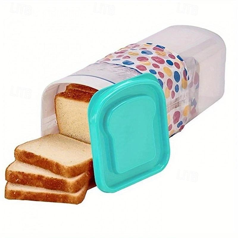 Bread Box, Fresh Bread Storage Container, Bread Loaf Storage Dispenser, Bread Toast Storage Box, Bread Storage Dispenser, Bread Crisper, Grain Storage Box, Ingredients To-Go Box, Food Storage Box 2025 - NZ $17.09 –P1