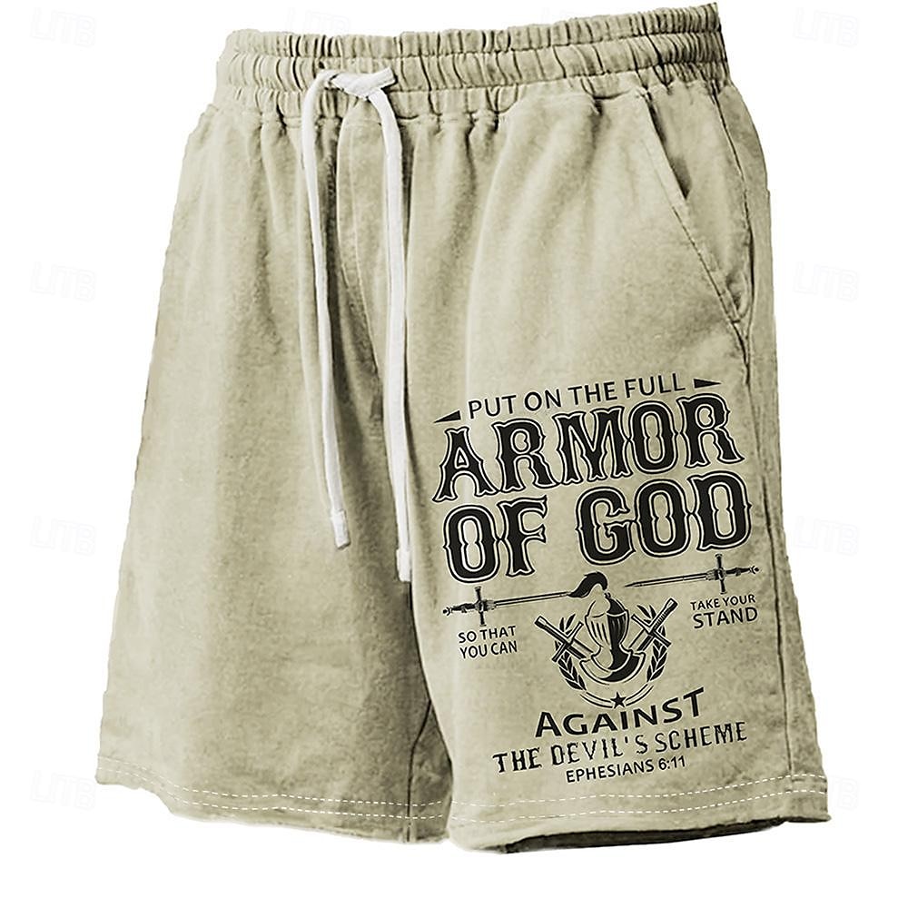 Per uomo Alfabetico Croce Armatura di Dio Boxer da surf Pantaloncini da mare Boxer da mare Vita normale Hawaiano Informale Per eventi Spiaggia A cordoncino con fodera in rete Vita elastica progettista del 2025 a $19.99 –P1