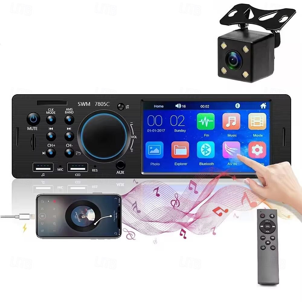 fyautoper 4 auto enkele ingots mp5 bluetooth-speler hd touchscreen multimediabediening autoradio 2025 - $107.99 –P3
