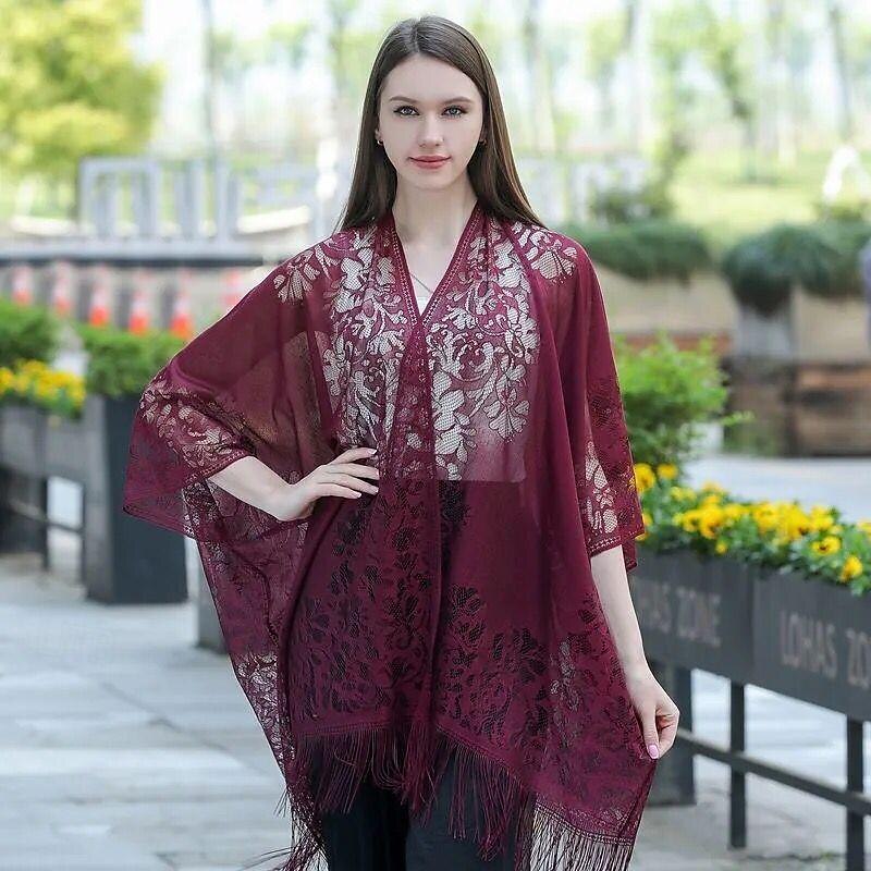 Shawls Women's Wrap Elegant Bridal Sleeveless Polyester Wedding Wraps With Pure Color For Party Spring & Summer 2025 - $17.99 –P9