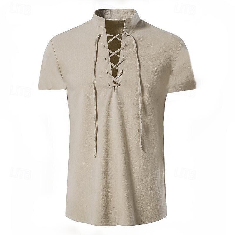 Medievale Rinascimento 17° secolo Blusa / Camicia Pirata Guerriero Vichinghi Costume Per uomo Halloween Carnevale Mascherata Performance Abbigliamento Quotidiano LARP Adulti Camicia del 2025 a $17.99 –P15