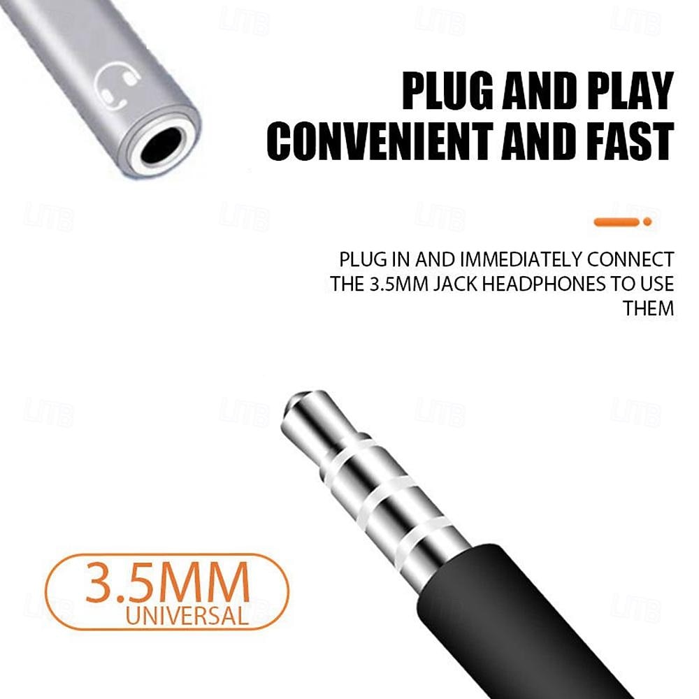 2025年 USB タイプ C から 3.5 mm ヘッドフォン ジャック アダプター ケーブル 2 in 1 デュアル USB C メス オーディオ AUX コネクタ 充電 スプリッター 音楽 コレクション – $13.99 –P1