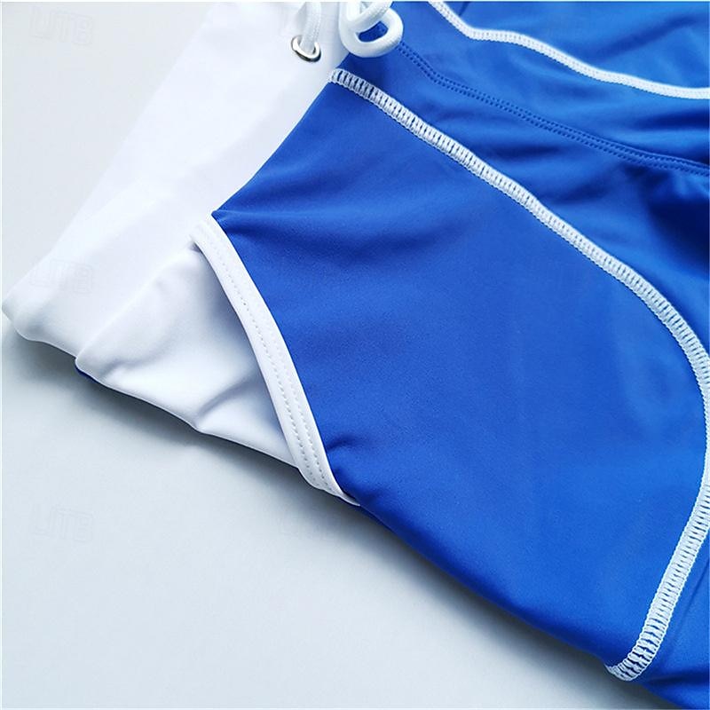 Per uomo Boxer da surf Pantaloncini da mare Boxer da mare Collage A cordoncino Vita elastica Color Block Comfort Asciugatura rapida Breve Per eventi Spiaggia Fine settimana Di tendenza Informale del 2025 a $16.49 –P19