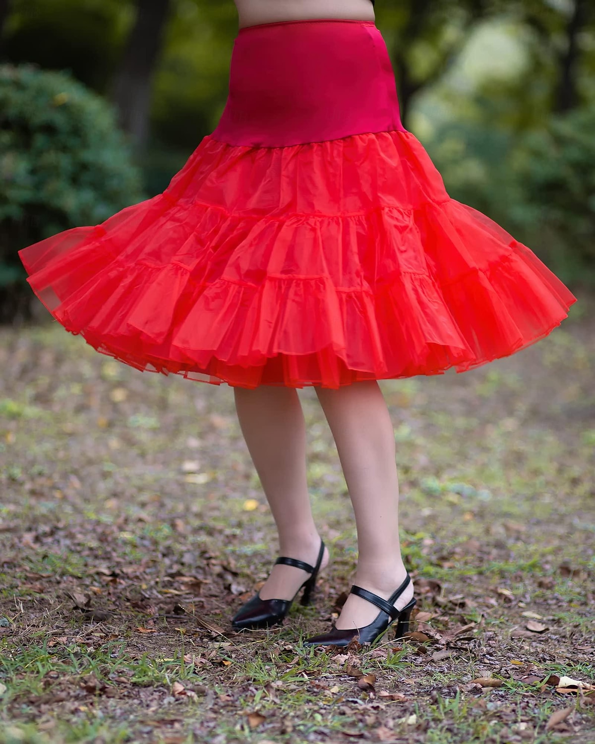 Princess Lolita 1950s Knee Length Petticoat Hoop Skirt Tutu Under Skirt Solid Colored Women's Bachelorette Party Petticoat 2025 - $20.99 –P5