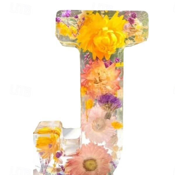 Floral Resin Night Light Letters Gift Illuminate Your Space Enchanting Glow of Floral Resin Night Light for Mother, Grandma,  Sisters Birthday 2025 - $22.99 –P6
