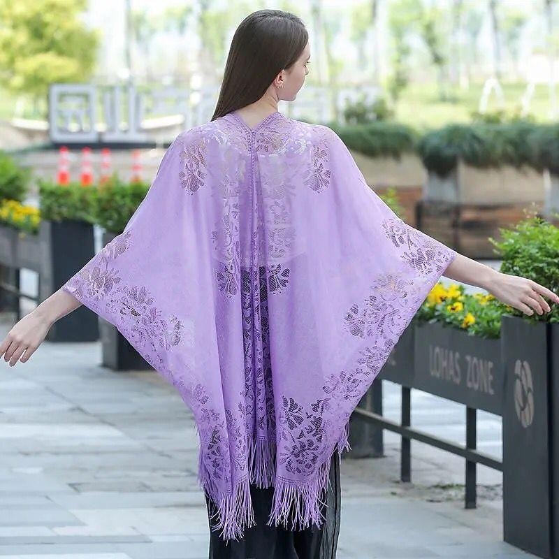Shawls Women's Wrap Elegant Bridal Sleeveless Polyester Wedding Wraps With Pure Color For Party Spring & Summer 2025 - $17.99 –P2