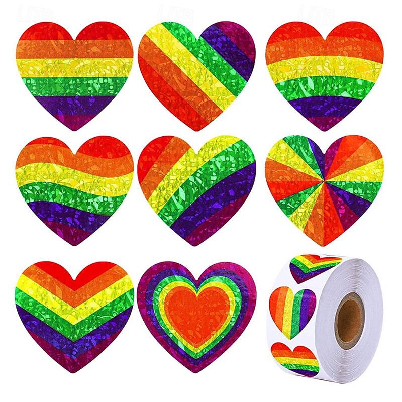 adesivo del mese dell'orgoglio di San Valentino da 1 pollice-2,5 cm 1,5 pollici-3,8 cm del 2025 a $11.99 -P9