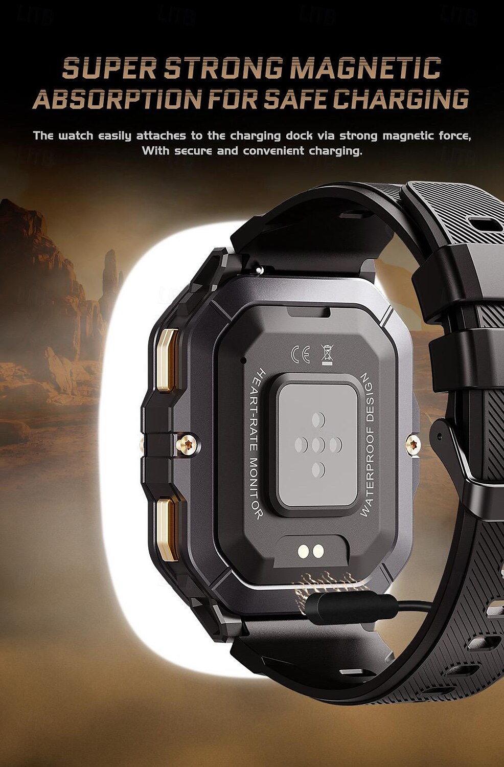 696 C28 Smart Watch 2.02 inch Smart Band Fitness Bracelet Bluetooth Pedometer Call Reminder Sleep Tracker Compatible with Android iOS Men Hands-Free Calls Message Reminder IP 67 42mm Watch Case 2025 - $52.99 –P7