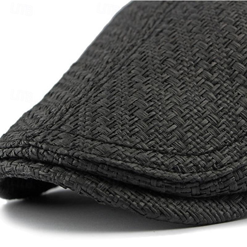 Men's Flat Cap Ascot Hat Newsboy Hat Camel Brown Polyester Fashion Casual Street Daily Plain Adjustable Sunscreen Breathable 2026 - $13.49 –P15