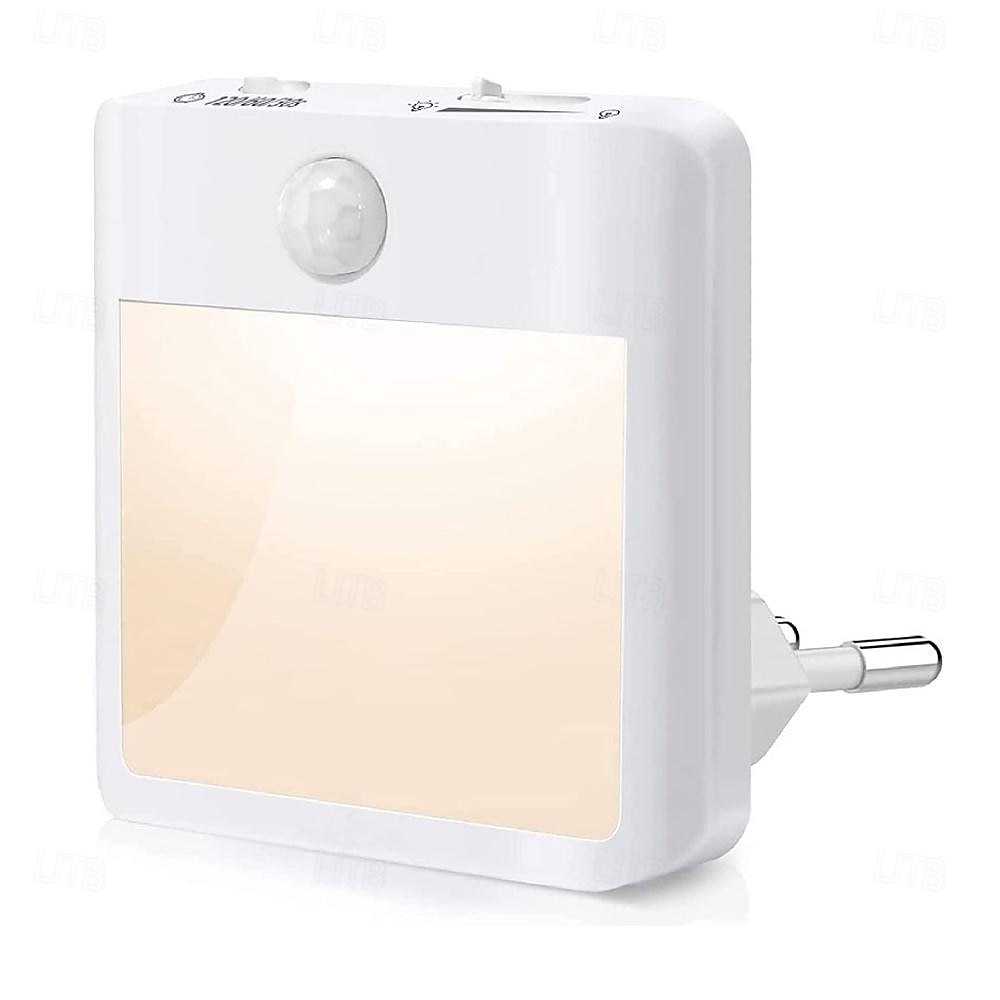 Veilleuse led intelligente avec capteur de mouvement, lampe d'urgence à intensité réglable, blanche et chaude, pour chambre à coucher, salon, étude, chevet, cuisine de 2025 ? $18.49 –P1