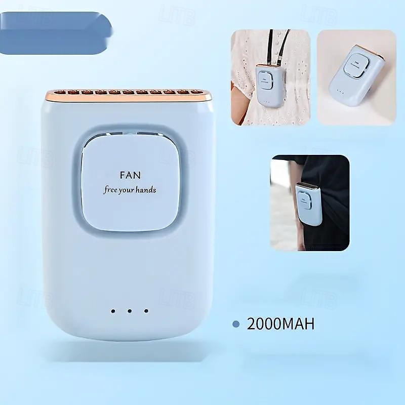 Mini Neck Fan – 3-Speed Hands-Free Portable Cooling Fan with 2000mAh Battery for Office Dorm and Outdoor Use 2025 - $19.99 –P2