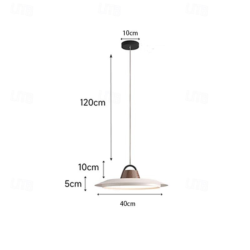 LED Pendant Light 3-Color Light 40cm 1-Light Vintage Industrial Metal Contemporary Modern Style CE Certified Dining Room Bedroom 110-240V 2026 - $399.99 –P1