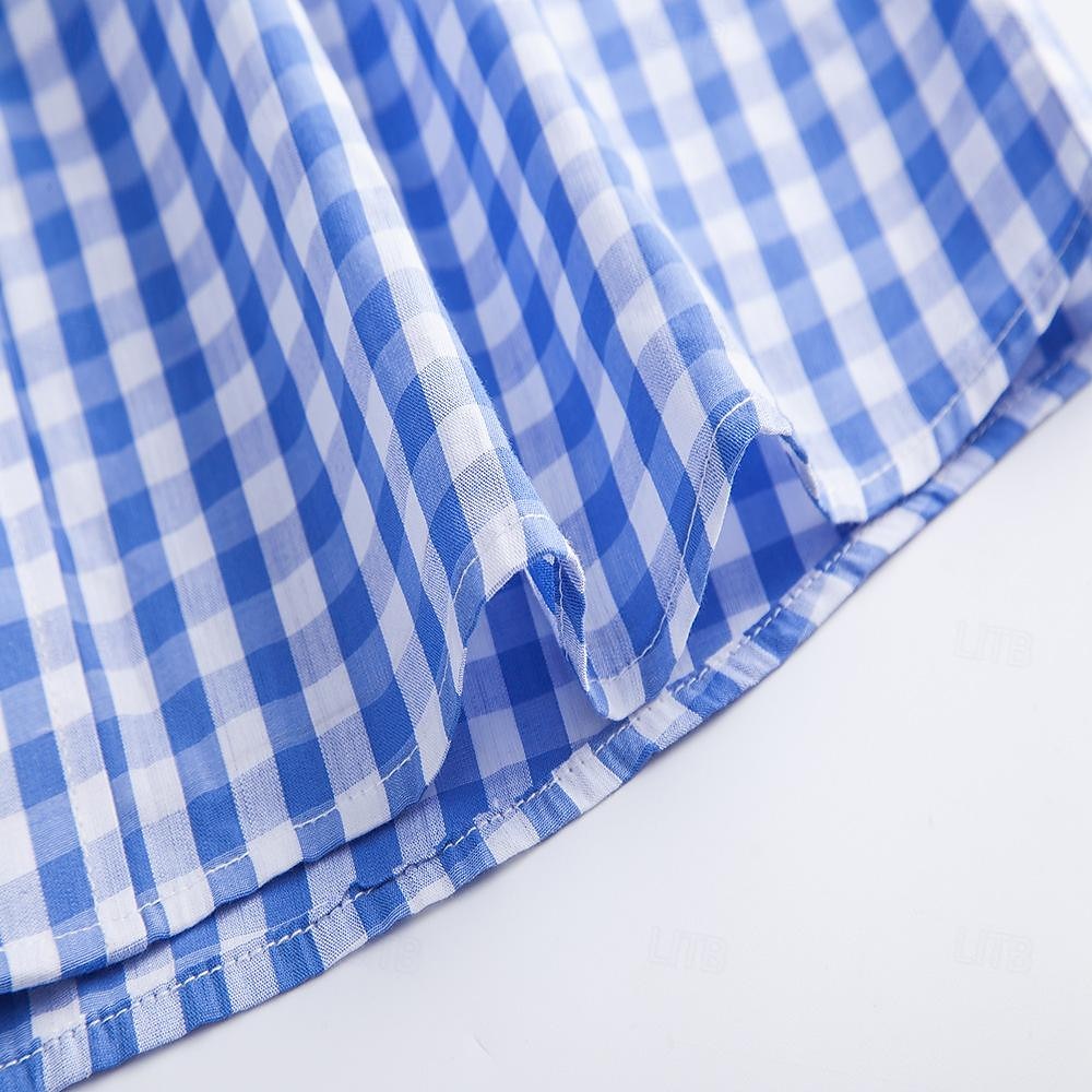 Oktoberfest Hemd Gingham overhemd Beiers Duits München Weiden Voor heren Doek in traditionele stijl 2025 - $32.99 –P8