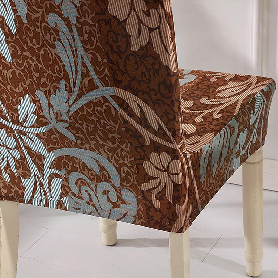 housse de chaise de salle à manger à dossier haut housse de chaise de salle à manger housse de chaise de bureau housses imprimées florales et papillons de 2026 ? $8.99 –P6