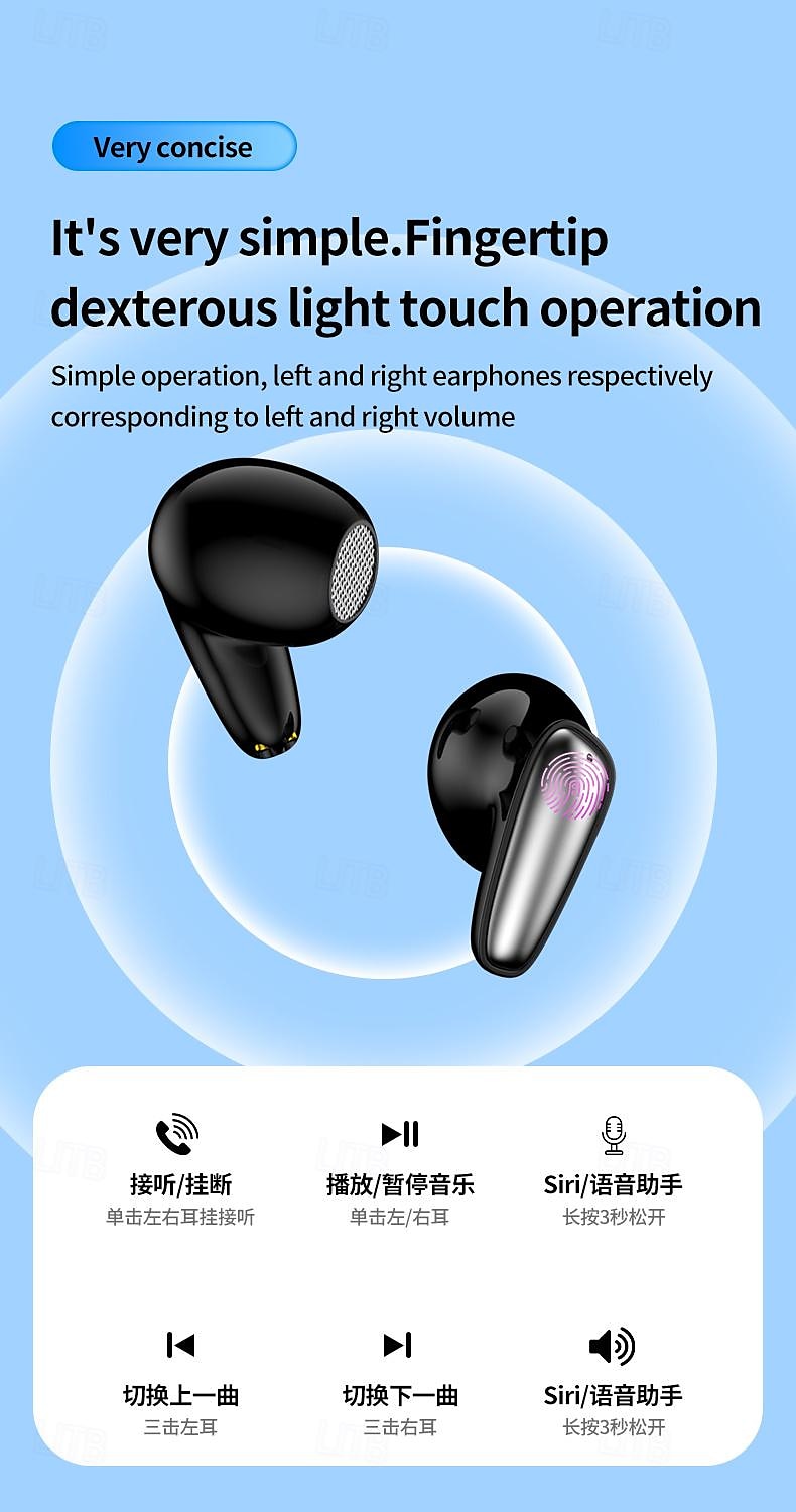 Auriculares Inalámbricos Verdaderos R20 TWS In Ear Bluetooth 5.3 Luz LED Estéreo Deportivo para Apple Samsung Huawei Xiaomi MI Uso Diario Teléfono Móvil Juegos de Móvil 2025 - $12.99 –P10