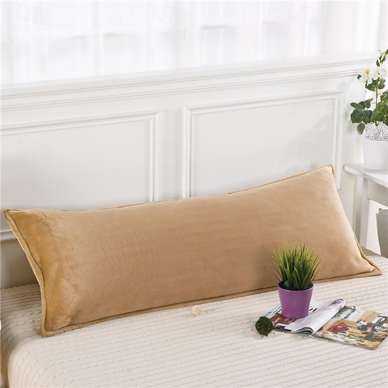 Housse de coussin décorative de couleur unie, 1 pièce, taie d'oreiller carrée douce, pour chambre à coucher, salon, canapé, chaise de 2025 ? $21.99 –P4
