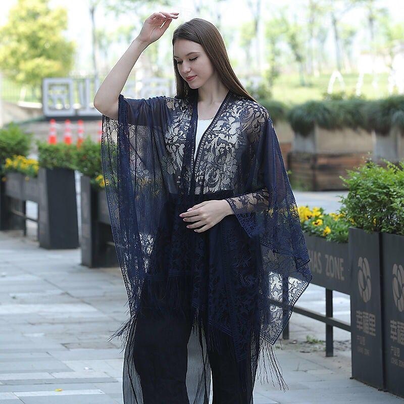 Shawls Women's Wrap Elegant Bridal Sleeveless Polyester Wedding Wraps With Pure Color For Party Spring & Summer 2025 - $17.99 –P14