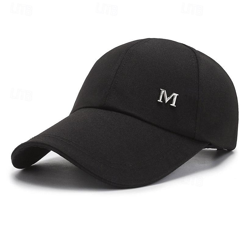 Herr Basebollkeps Solhatt Trucker Hat Svart Rubinrött Polyester Mode Ledigt Gata Dagligen Bokstav Justerbara Solskyddskräm Andningsfunktion 2025 - $7.99 –P3