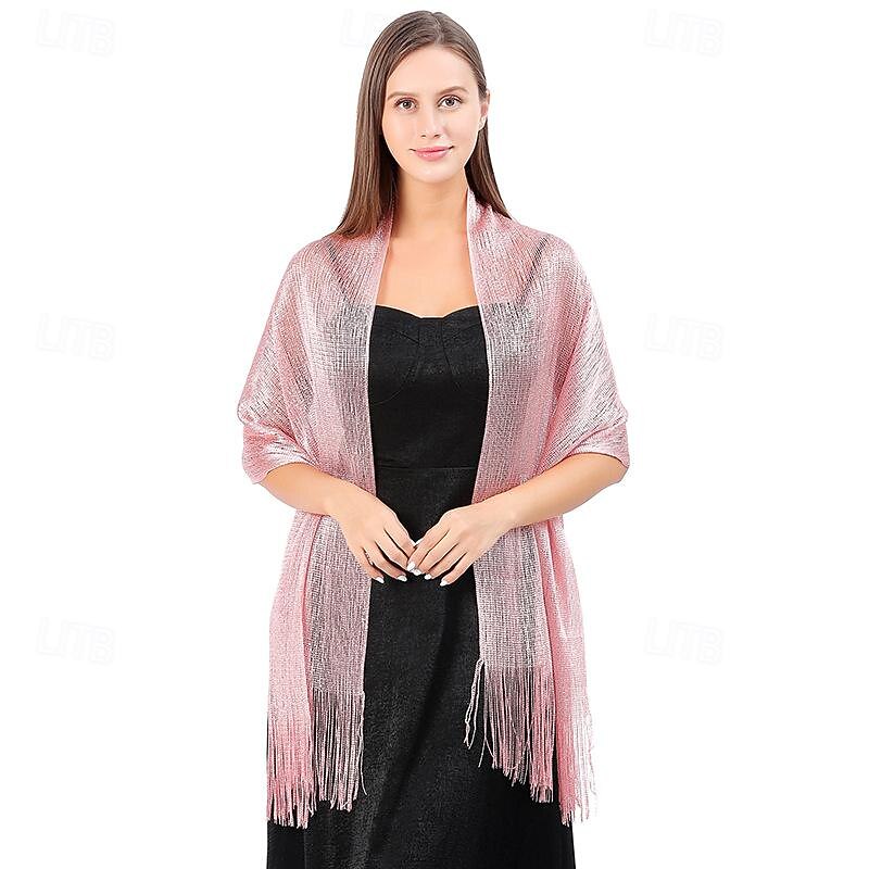 Błyskotki Ryczące 20s Błyszczące Szale flapper Wielki Gatsby Czarleston Strój na bal maskowy Damskie Walentynki Bal maskowy Impreza Ślub Stroje na imprezy wieczorowe Doroślu Szal Wiosna i lato Jesień 2026 - $14.49 –P3