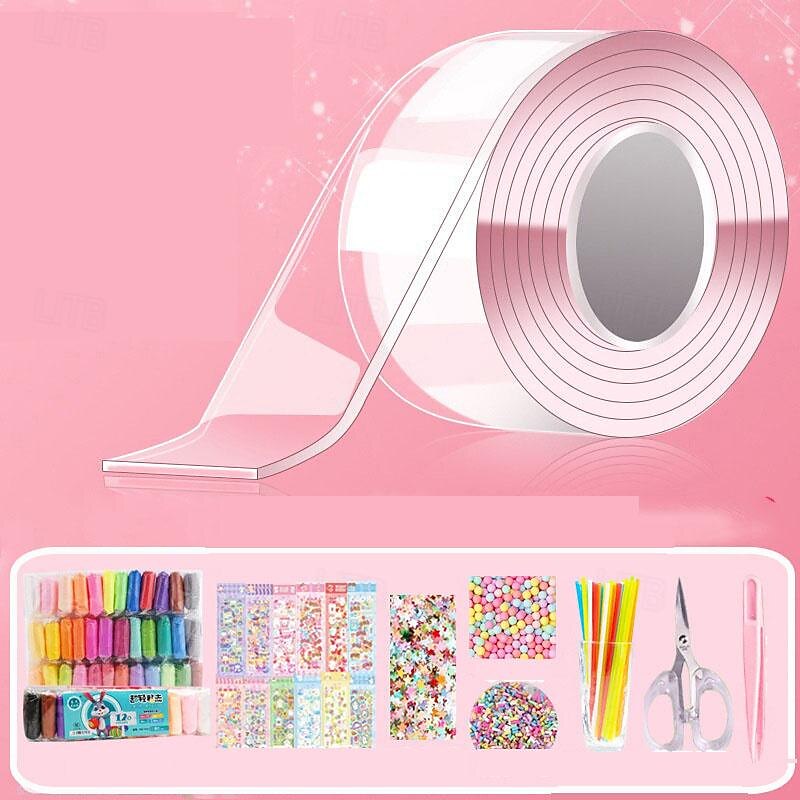 نانو لاصق الضغط تهب فقاعة الضغط لاصق الأرز لزجة لاصق على الوجهين مجموعة شريط نانو DIY 2025 - $31.99 –P9