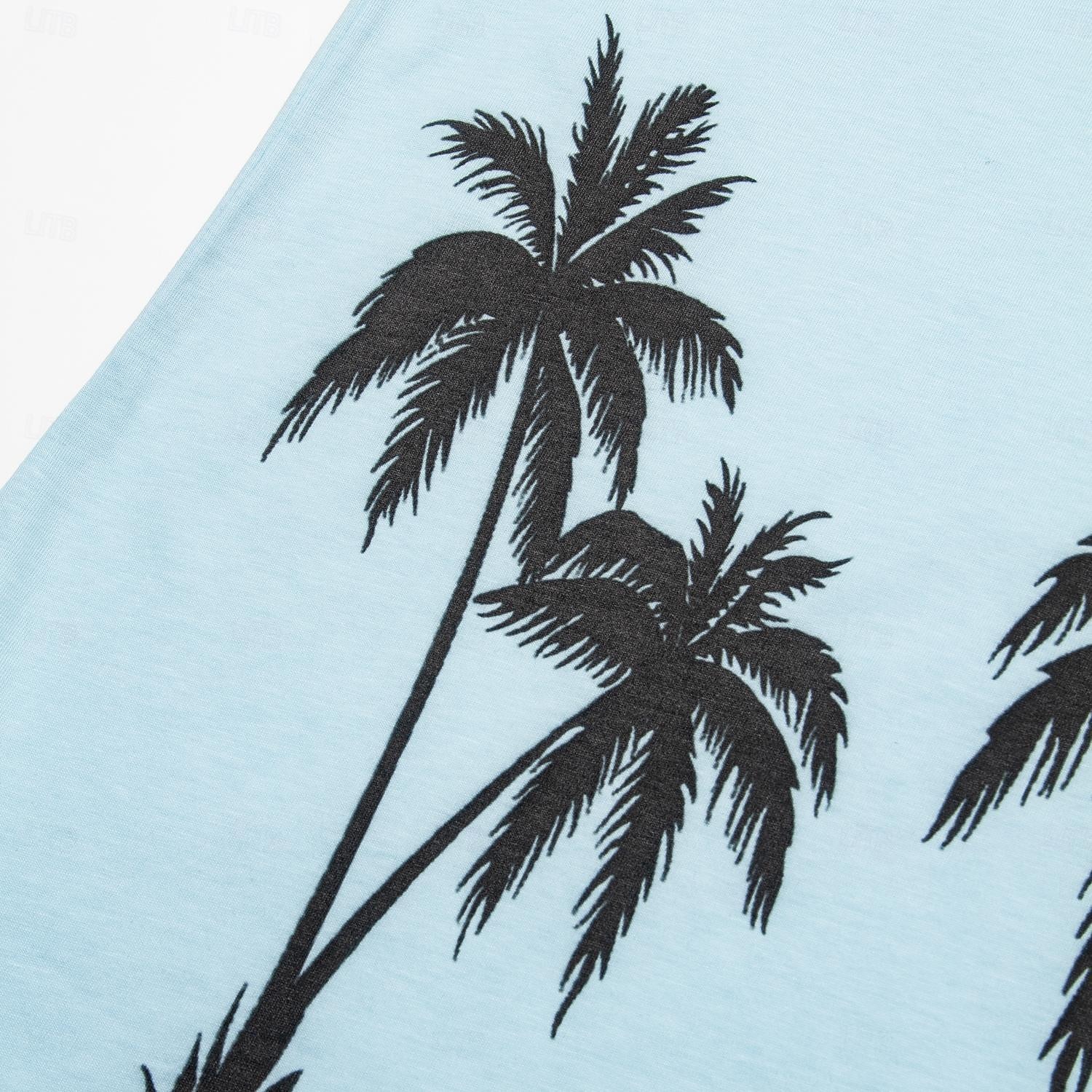 Herr Grafisk Conch Linne Undertröjor Ärmlös T-shirt 3D-tryck Rund hals Skjorta Mode Utomhus Ledigt Gata Ledigt Dagligen Ljusblå Vit Vår & sommar Kläder S M L XL XXL 3XL 2025 - $3.99 –P14