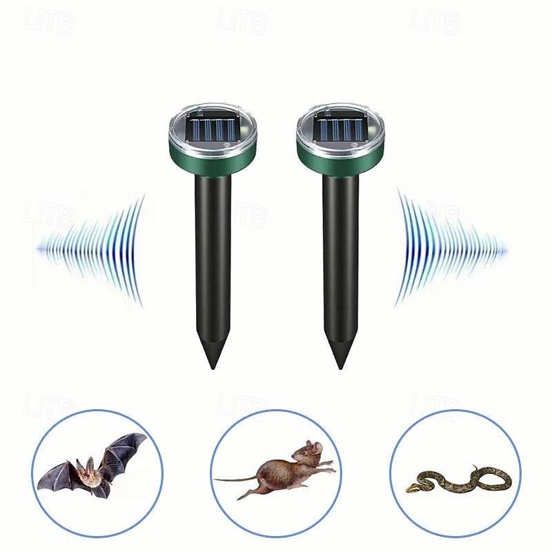 Solar Ultrasonic Mouse and Snake Repeller – Garden Pest Deterrent with Shock and Vibration, Solar Powered Lawn Protection Device 2025 - $15.99 –P9