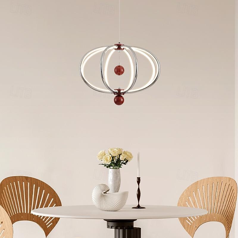 LED Pendant Light 48cm Ring Circle Design 3 Color Light Metal Luxurious Modern Style Dining Room Bedroom Pendant Lamps 110-240V 2026 - $949.99 –P1