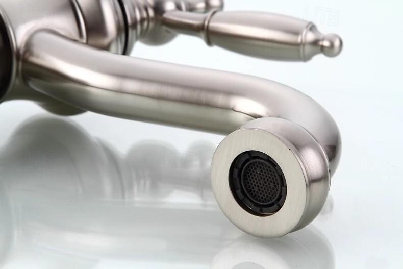 Torneira pia do banheiro - Cascata Galvanizar Conjunto Central Monocomando e Uma AberturaBath Taps de 2025 por $145.99 –P6