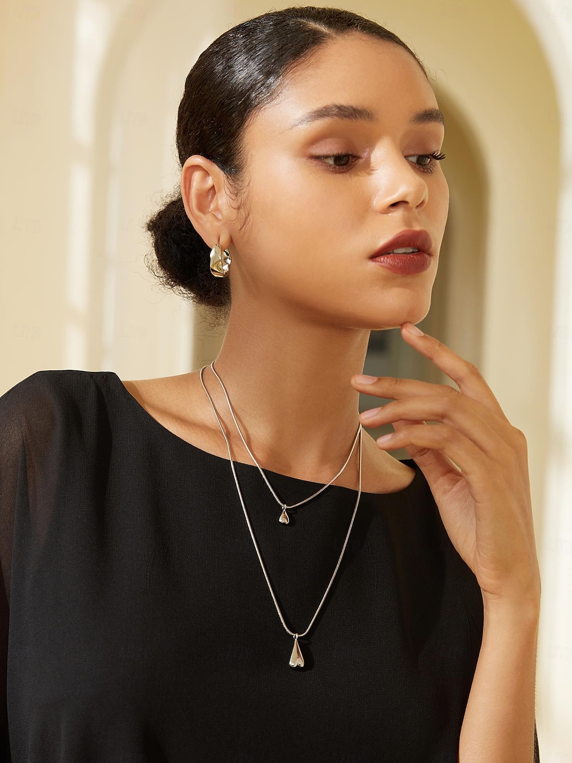 Women's Clasp, Toggles&Closures Pendant Necklace Brass Fashion Love Heart 2025 - $24.99 –P1