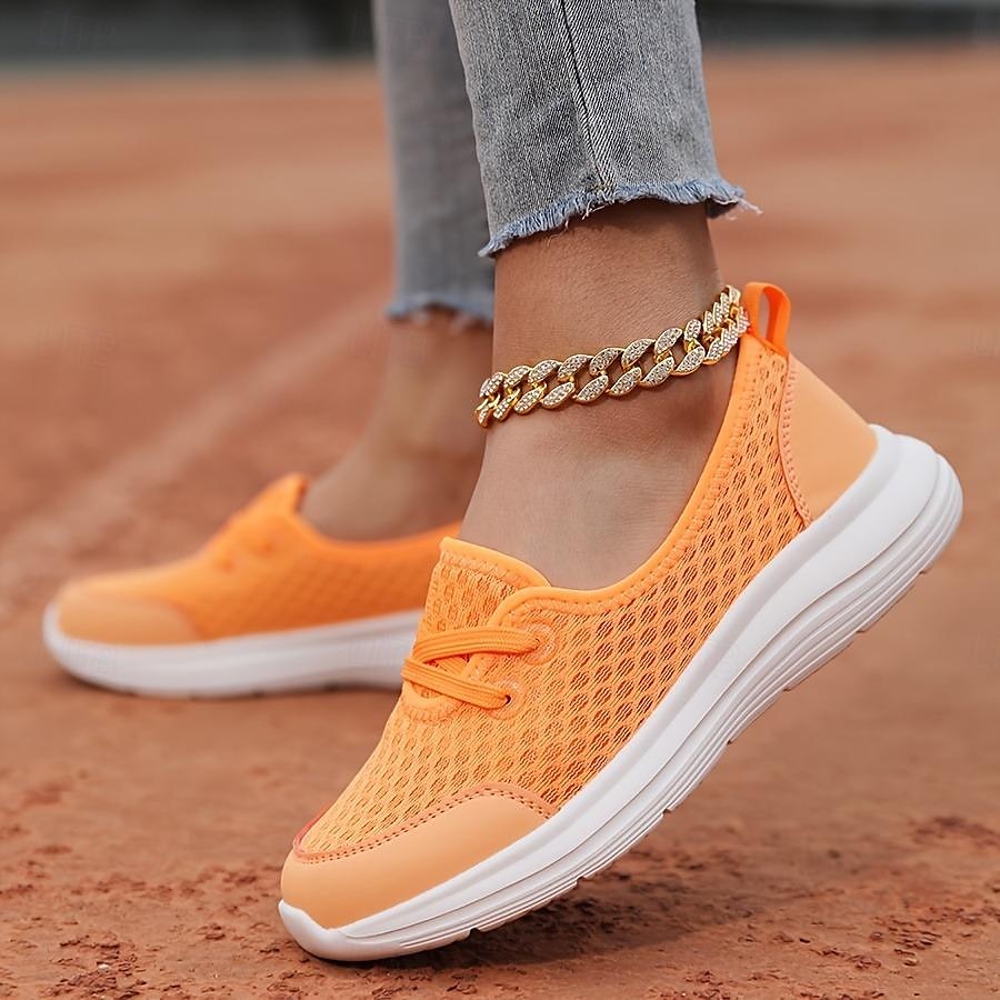 Leichte, atmungsaktive Wanderschuhe für Damen – Slip-On-Mesh-Sneaker zum Laufen und für die Freizeit 2025 - $26.99 –P7