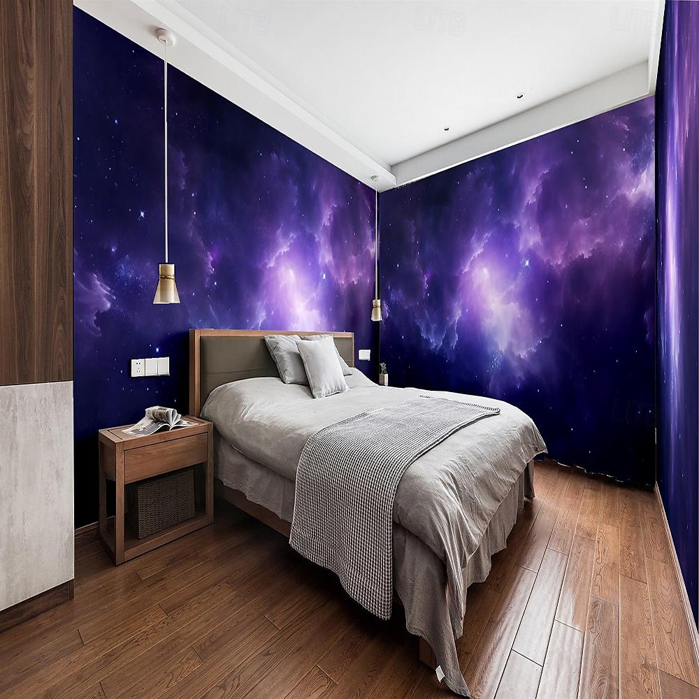 Cool Wallpapers Wall Mural Galaxy Universe Wallpaper Wall Sticker Covering Print Adhesive Required 3D Effect Canvas Home Décor 2025 - $15.49 –P8