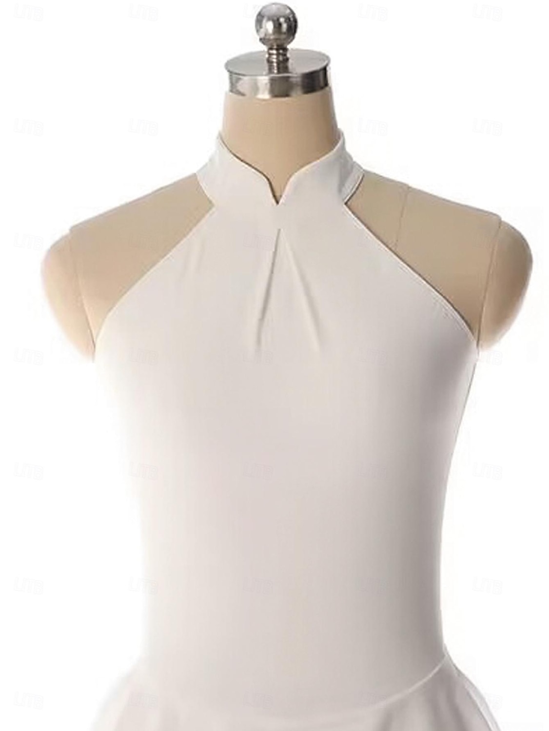 Vestito da pattinaggio artistico Per donna Da ragazza Pattinaggio sul ghiaccio Vestiti Bianco Collage Foro per pollice Retato Elastene Elasticizzato Addestramento Da allenamento Professionale Vestiti del 2026 a $166.99 –P2