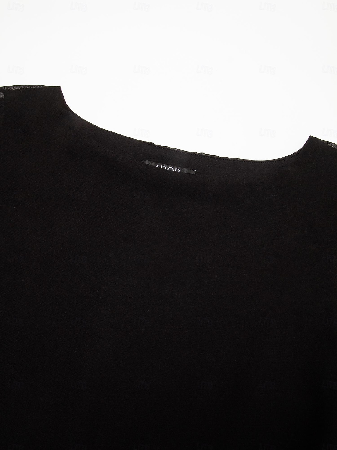 Damen Chiffon Hochzeitsgast schwarzes Kleid lockeres Cape Minikleid figurbetontes Kleid 2026 - $25.99 –P4