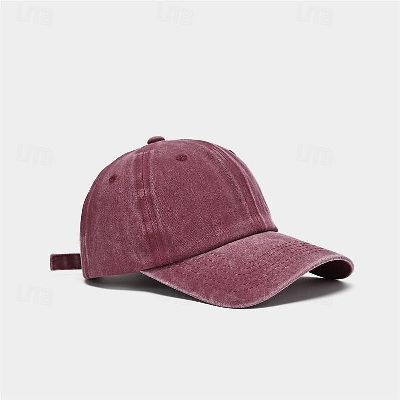 Dam Hatt Basebollkeps Bärbar Solskydd Andningsfunktion Gata Dagligen Helgen Ren färg Ren färg 2025 - $8.49 –P4