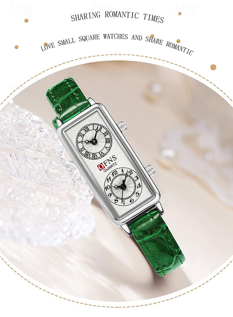 Moederdag Cadeau voor Vrouwen Quartz Horloge Creatief Modieus Casual Horloge Waterdicht Wereldtijd Decoratie Lederen Mesh Band Horloge 2026 - $36.99 –P5