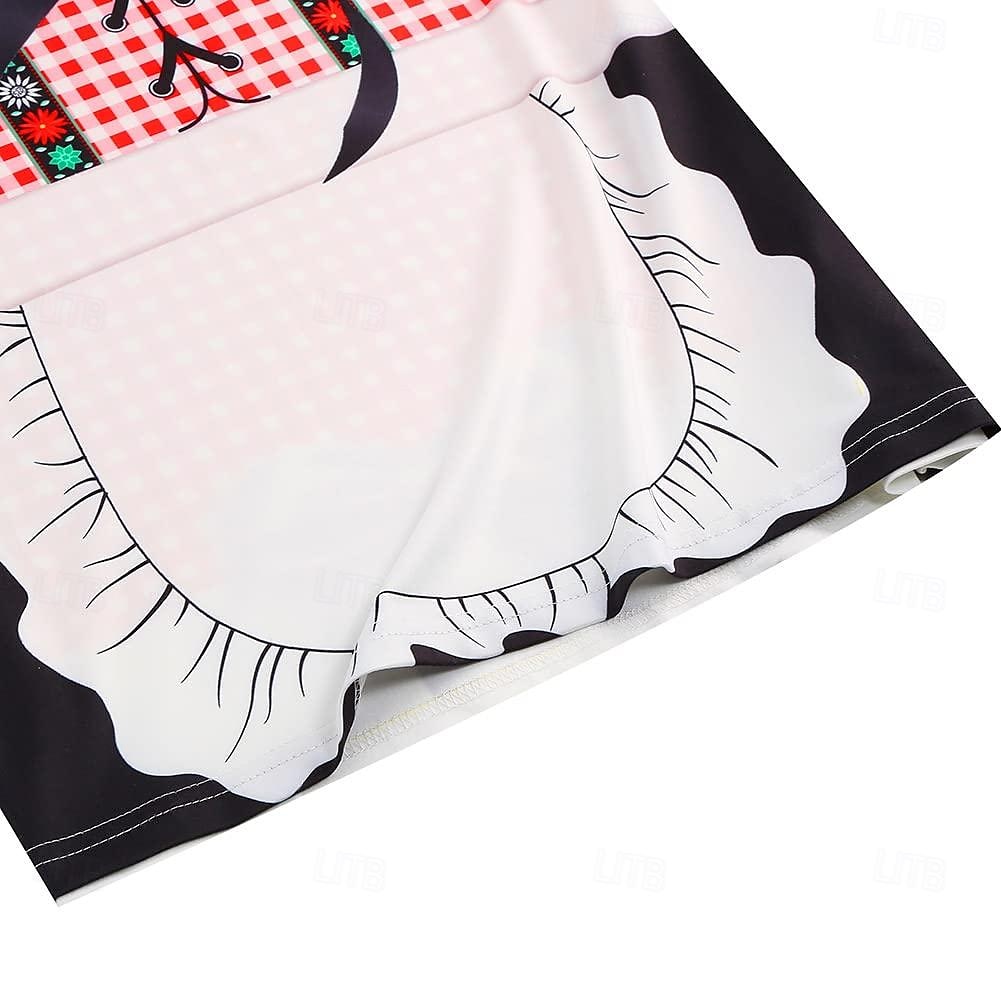 Pivo Oktoberfest Trička Dámské šaty Grafika Pro Dámské Dospělé Karneval Pivo Oktoberfest 3D tisk Párty Dovolená 2025 - $17.49 –P3