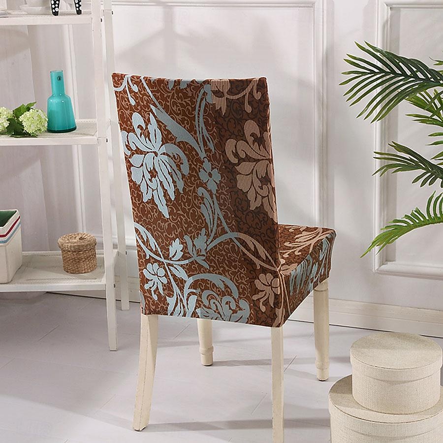 housse de chaise de salle à manger à dossier haut housse de chaise de salle à manger housse de chaise de bureau housses imprimées florales et papillons de 2026 ? $8.99 –P5