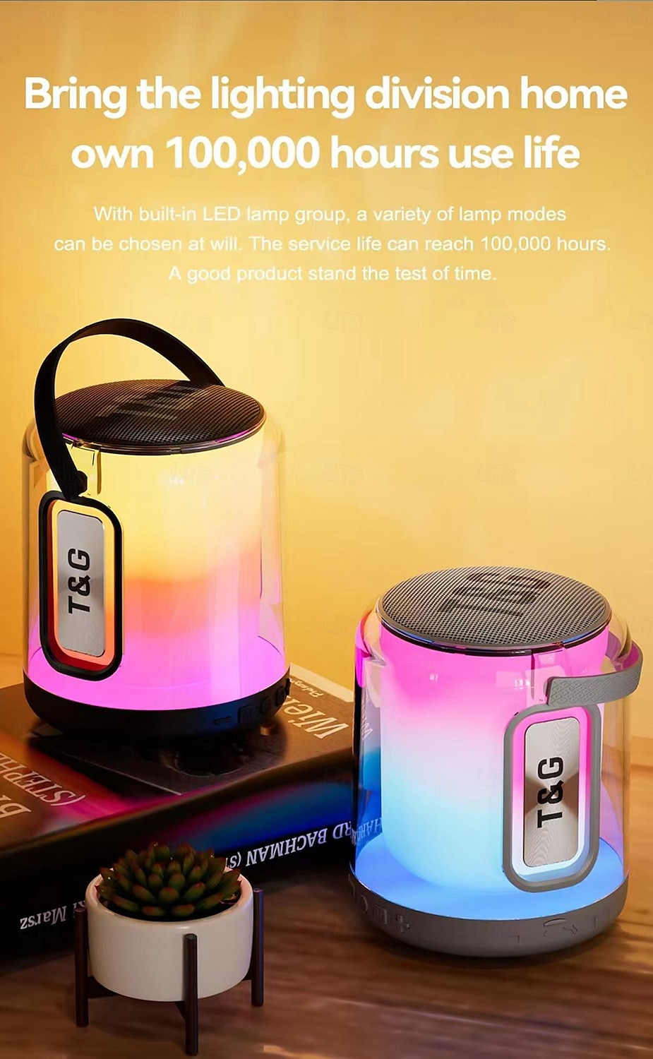 T&G TG376 Bluetooth Speaker Bluetooth LED Light Mini Stereo Sound Speaker For PC Laptop Mobile Phone 2025 - $57.99 –P2