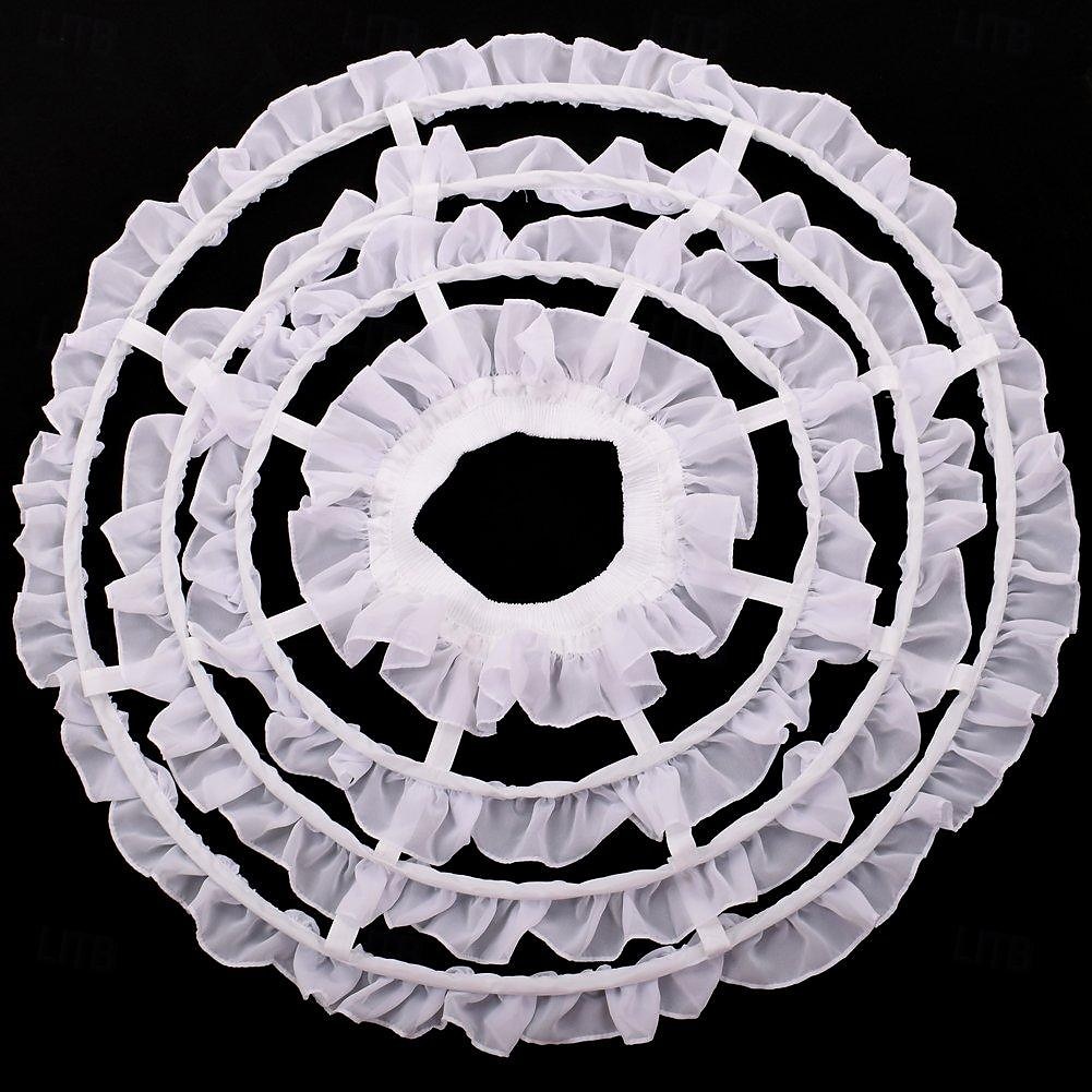 Cosplay Lolita Knelengde Underskjørt crinoline travelhet Prinsesse Kostyme Dame Maskerade Fest Utdrikningslag Voksne Underskjørt 2026 - $34.99 –P6