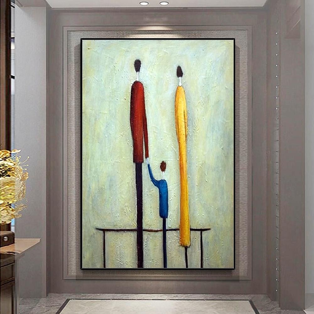 Mintura Handmade Abstract Figure Oil Paintings On Canvas Wall Art Decoration Modern Picture For Home Decor Rolled Frameless Unstretched Painting 2025 - $61.99 –P1