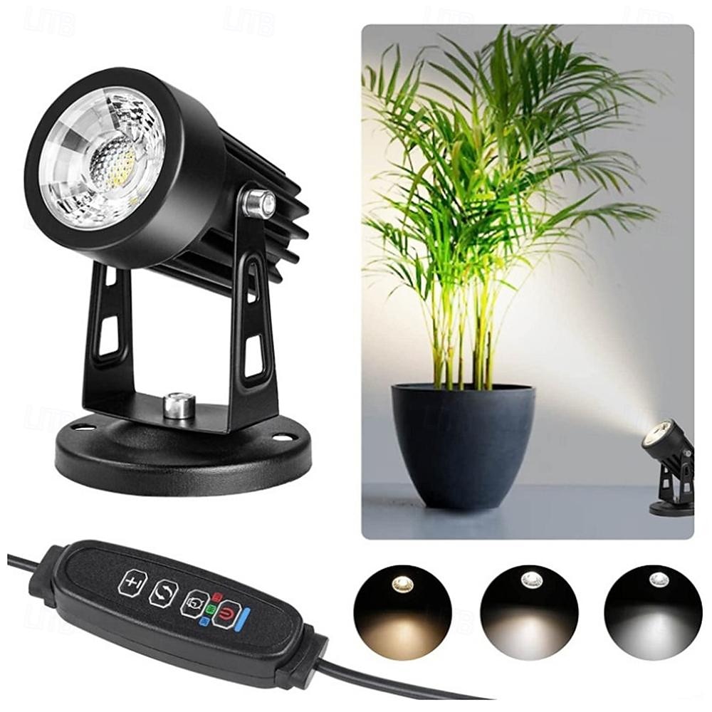 luz led spot interface usb escurecimento ajuste de cor holofote cronometrado luz quente luz branca luz de projeção luz de projeção de plantas de interior iluminação decoração atmosfera luz planta de 2025 por $26.99 –P1