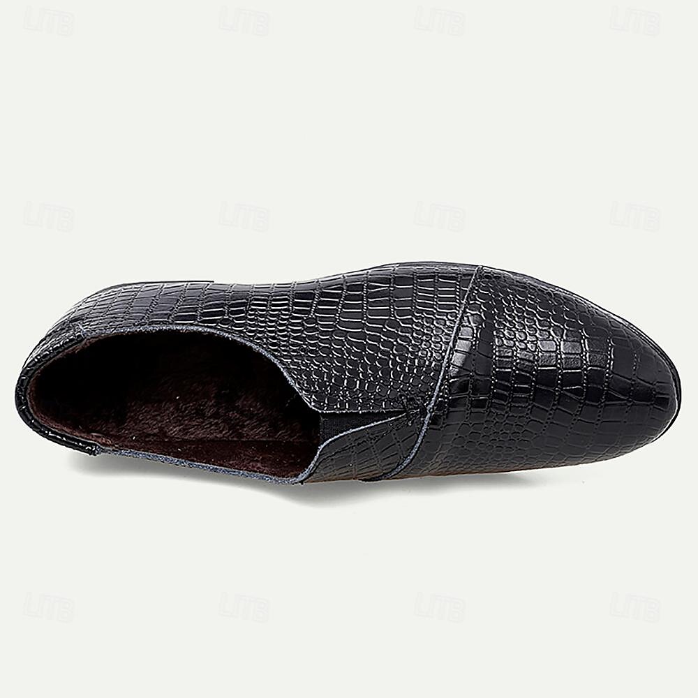 Men's Loafers & Slip-Ons Comfort Loafers Penny Loafers Leather Comfortable Slip Resistant Loafer Black Brown 2025 - $54.99 –P2