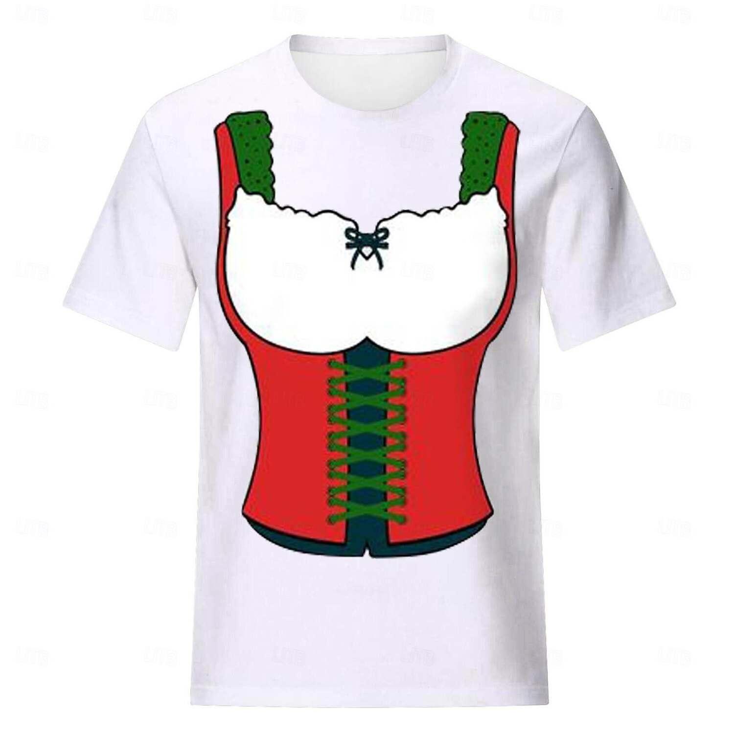Japonesa/Curta Anime 3D Bávaro Estilo de rua Camiseta Arte Gráfica para Mulheres Adulto Impressão 3D  para Cerveja Oktoberfest Baile de Máscaras Casual / Diário de 2026 por $20.99 –P23