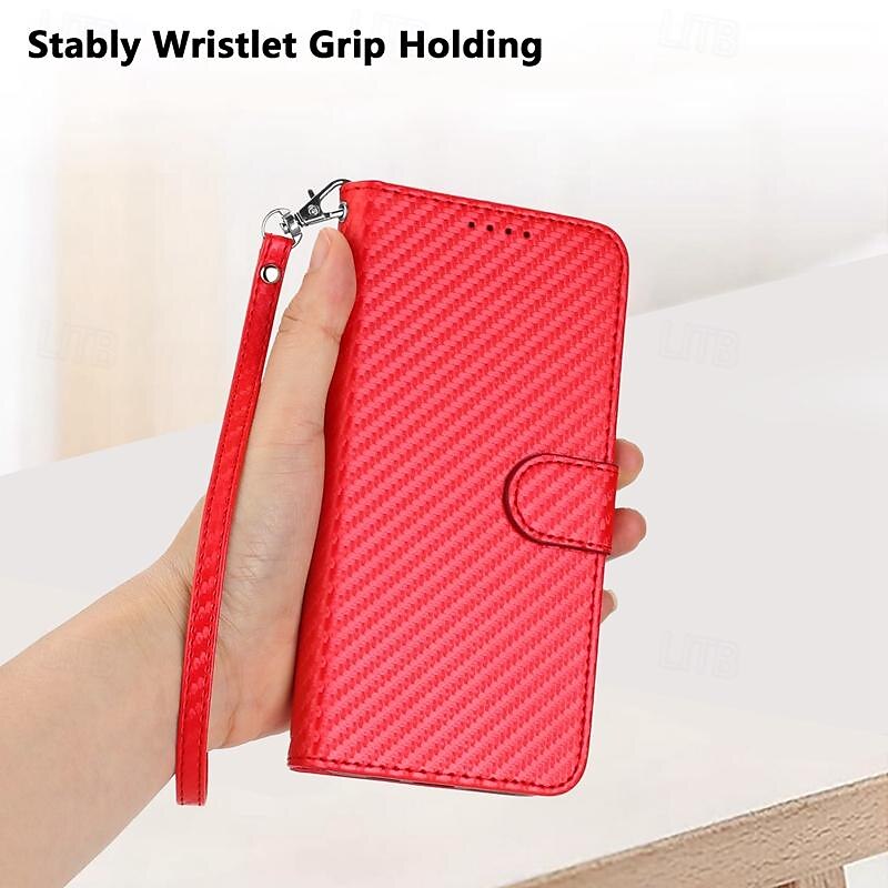 Phone Case For iPhone 16 iPhone 15 Pro Max Plus iPhone 14 13 12 11 Pro Max Plus Mini SE Back Cover with Stand Holder with Wrist Strap Card Slot TPU PU Leather 2025 - $15.99 –P11