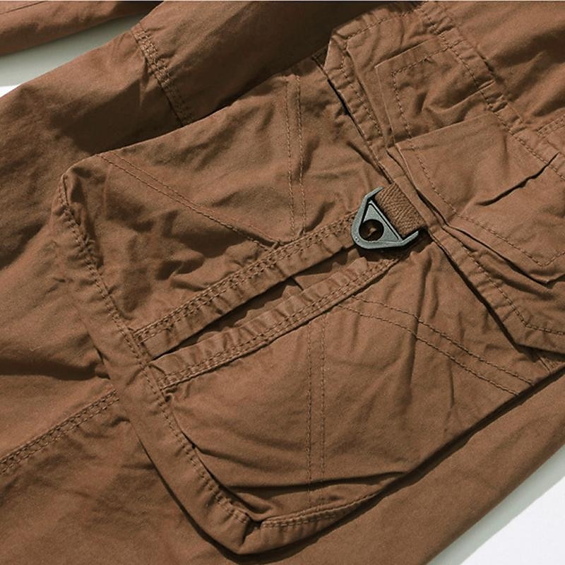 Herre Taktiske shorts Capri Cargo Shorts Cargoshorts Capri-bukser Shorts til turbruk Knapper Multi lomme عادي Anvendelig Kalv lengde utendørs Daglig Ut på byen Mote Klassisk Sjø blå Svart 2025 - $35.99 –P14