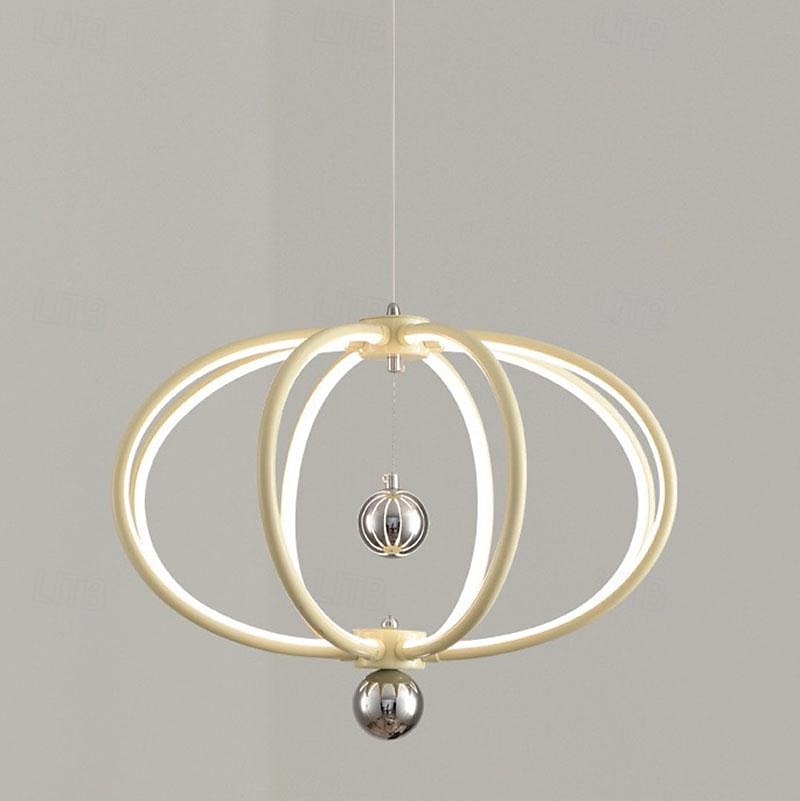 LED Pendant Light 48cm Ring Circle Design 3 Color Light Metal Luxurious Modern Style Dining Room Bedroom Pendant Lamps 110-240V 2026 - $949.99 –P8