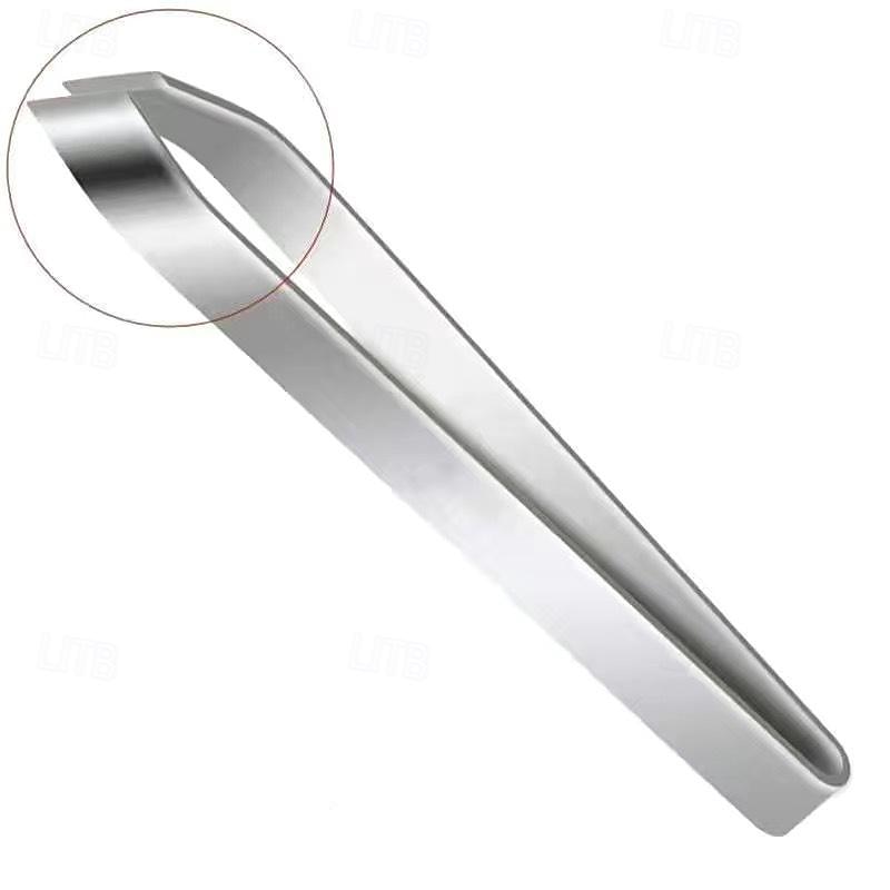 Pinzas de hueso de pescado para cocina, pinzas de acero inoxidable, extractor de clip, abrazadera para arrancar huesos de pescado, accesorios de cocina 2025 - $10.99 –P9