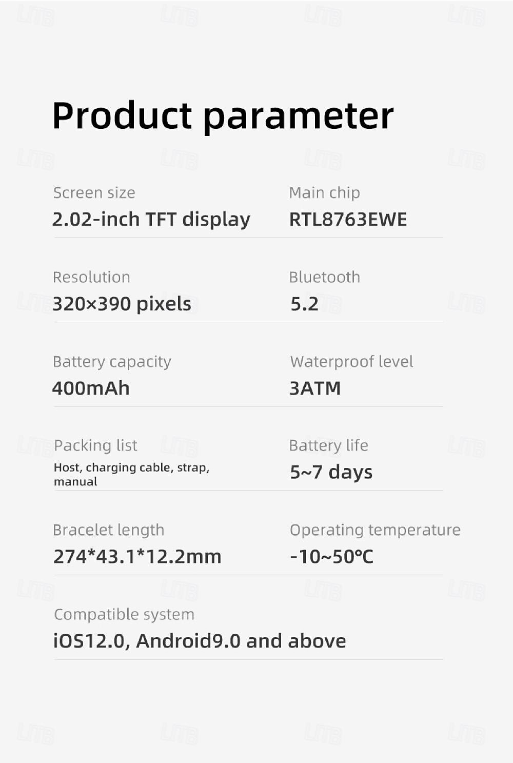 696 S50 Montre intelligente 2.02 pouce Smartwatch Montre Connectée Bluetooth ECG + PPG Podomètre Rappel d'Appel Compatible avec Android iOS Femme Hommes Mode Mains-Libres Rappel de Message IP 67 de 2025 ? $54.99 –P16