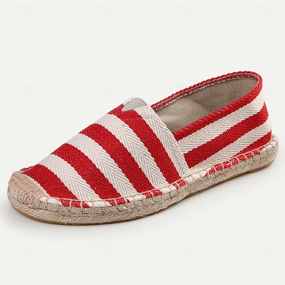 Miesten Mokkasiinit Comfort-huopa Kangas Mukava Liukumaton Loaferit Tumman punainen Musta 2025 - $46.99 –P1